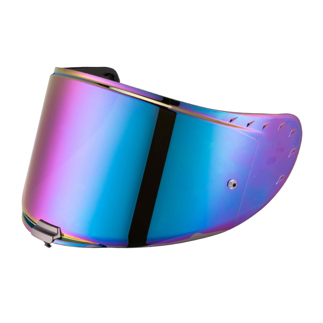 Helmvisier für LS2 FF327/Challenger,Motorradhelm Visier,Motorrad Windschutz Helm Objektiv Visier Vollgesichts,Motorradhelm Zubehör (Regenbogen) von VCOROS