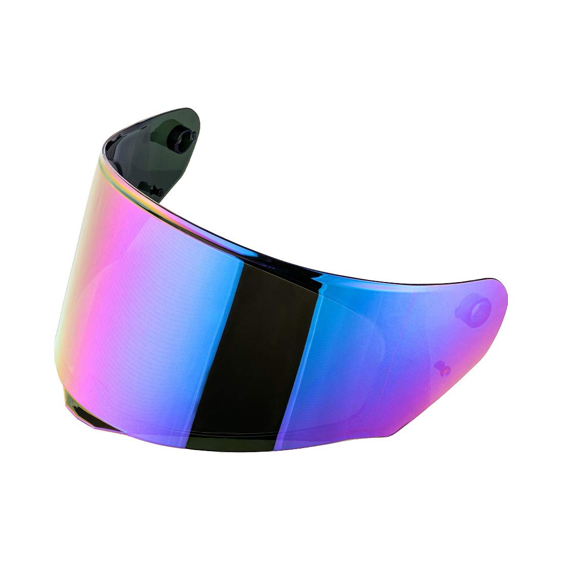 Helmvisier für FF328/FF353/FF800,Motorradhelm Visier,Motorrad Windschutz Helm Objektiv Visier Vollgesichts,Motorradhelm Zubehör Ersatz(Regenbogen) von VCOROS