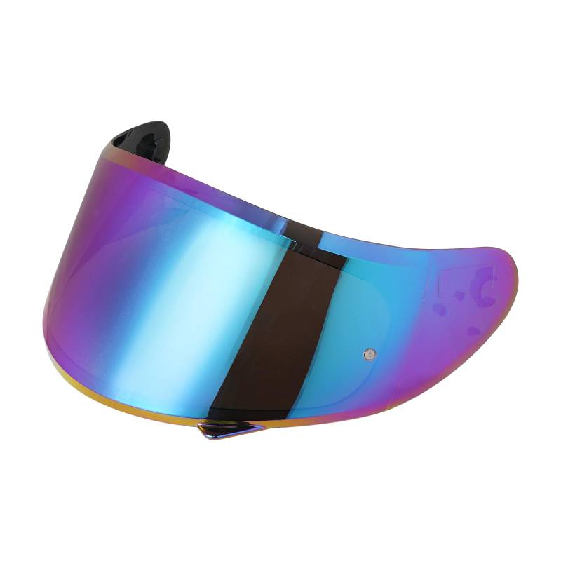 Helmvisier für MT V-12 Stinger/Thunder 3,Motorradhelm Visier,Motorrad Windschutz Helm Objektiv Visier Vollgesichts,Motorradhelm Zubehör Ersatz (Regenbogen) von VCOROS