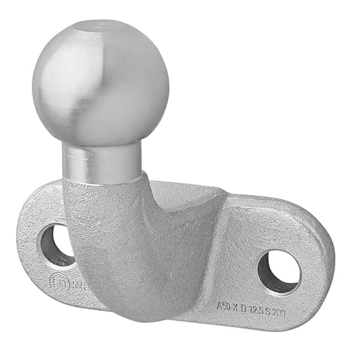 VCTparts Trekhaakkogel Zwart Haaks D17,2kN S210kg Bumpertrekhaak - Zilver von VCTparts