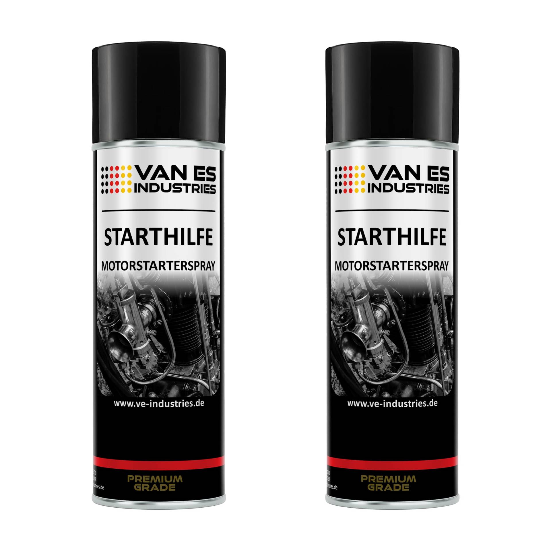 Starthilfe Spray 2 x 400ml Motorstarter Start Pilot Starterspray Kaltstarthilfe von VE-INDUSTRIES