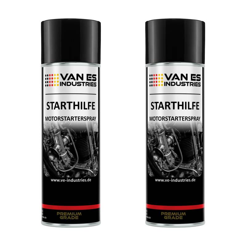 Starthilfe Spray 2 x 400ml Motorstarter Start Pilot Starterspray Kaltstarthilfe von VE-INDUSTRIES