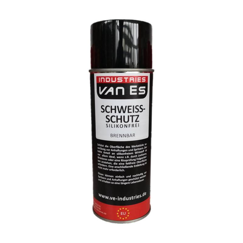 VE-INDUSTRIES Schweißschutz-Spray 400ml Schweiß-Trennspray Trennmittel Pistolenspray Düsenschutz silikonfrei MAG von VE-INDUSTRIES