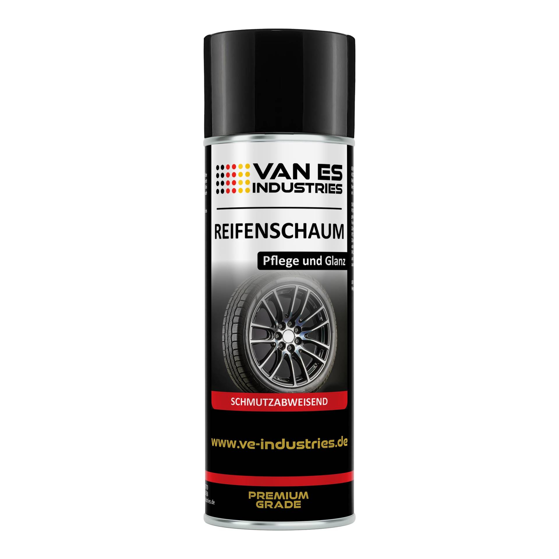 VE Reifenschaum Reifenpflegemittel 400ml Kunststoffpflege Aktivschaum Reiniger Reifenpflege Spray (1) von VE-INDUSTRIES