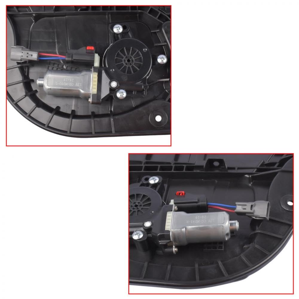 Vorderpaar-Stromfenstermotor und Regler Baugruppe Ersatz Kompatibel mit 2016-2020 Fahrzeugkompatibel mit 83481C5000 83471C5000 von VEARZRQI