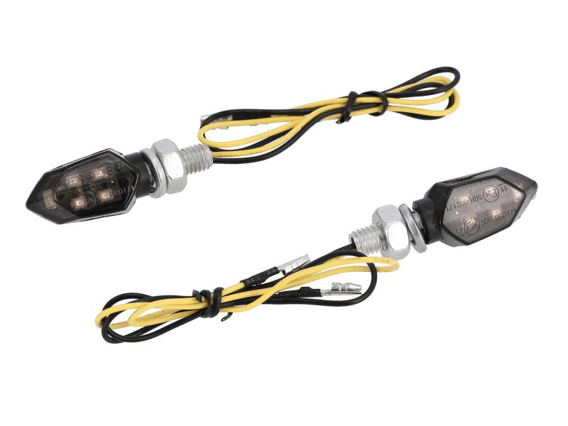 VEBCO Set: 2x Mini-Blinker 12V LED - für Moped und Motorrad von VEBCO