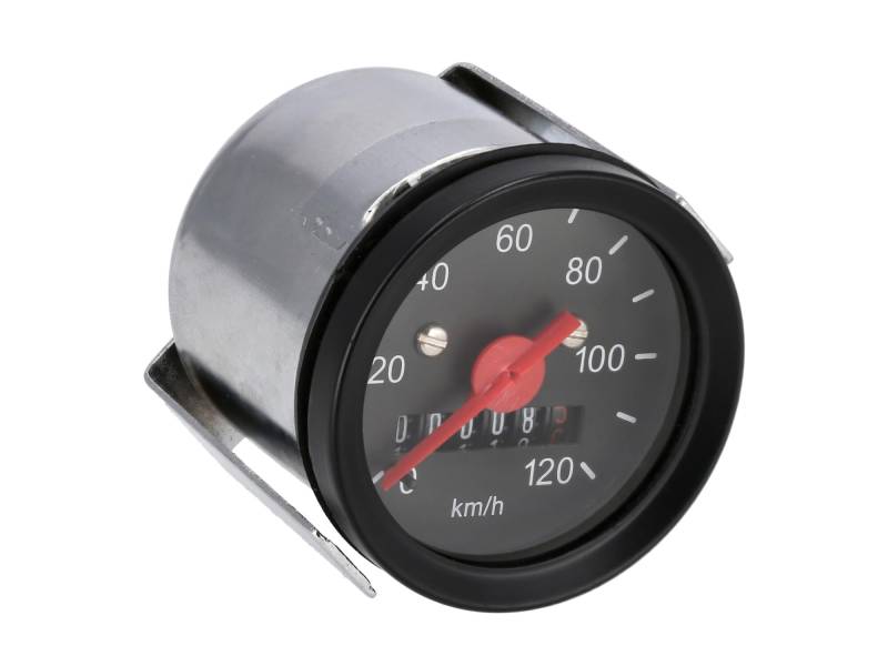 Tachometer Ø48mm bis 120km/h - für Simson KR51 Schwalbe, SR4-1 Spatz, SR4-2 Star, SR4-3 Sperber, SR4-4 Habicht von VEBCO