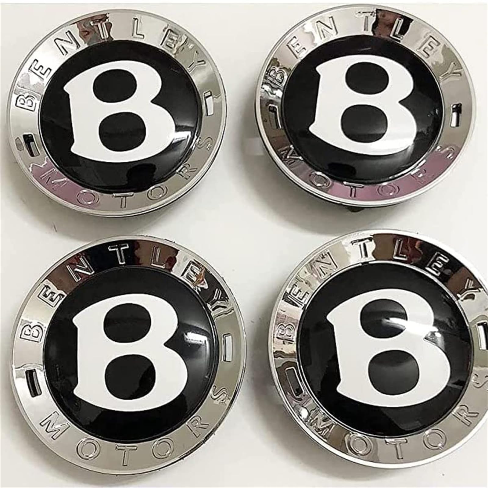 Nabendeckel für Bentley Continental 2006-2010,wasserdicht Radnabenkappen, Felgenkappen,Felgendeckel,Nabenkappen,Radnaben-Mittelabdeckungen,B von VECES