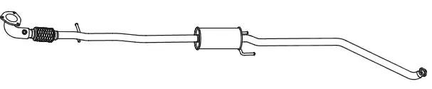 VEGAZ Mittelschalldämpfer CHEVROLET DAS-160 96819216 MSD von VEGAZ