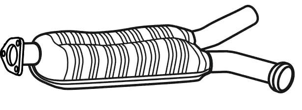 VEGAZ Mittelschalldämpfer MERCEDES-BENZ MS-427 2114902221,2114902659 MSD von VEGAZ