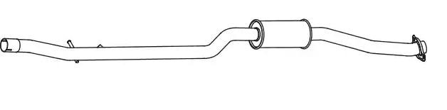 VEGAZ Mittelschalldämpfer MITSUBISHI MIS-228 1570B110,1570B443 MSD von VEGAZ