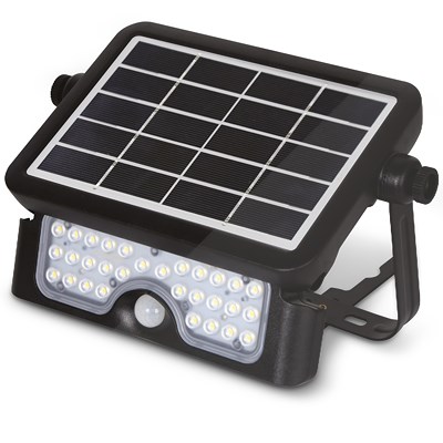 Velamp LED-Projektor mit Solar 500 Lumen, ausrichtbar, Bewegungsmelder von VELAMP