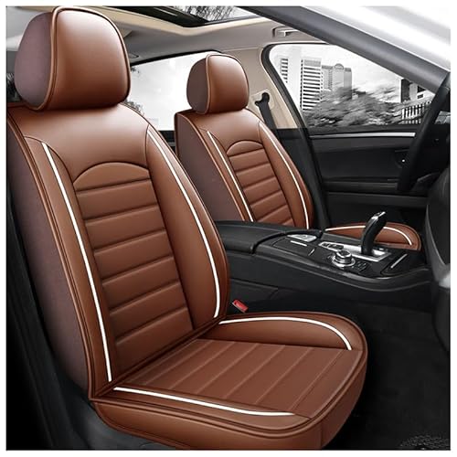VELUNE Autositzbezug-Sets für BMW 3 Series M3 G80 2021-2023-Leder-Schutzbezüge, Sitzschutz vorn und hinten, wasserdicht, verschleißfest, Innenausstattung,D von VELUNE