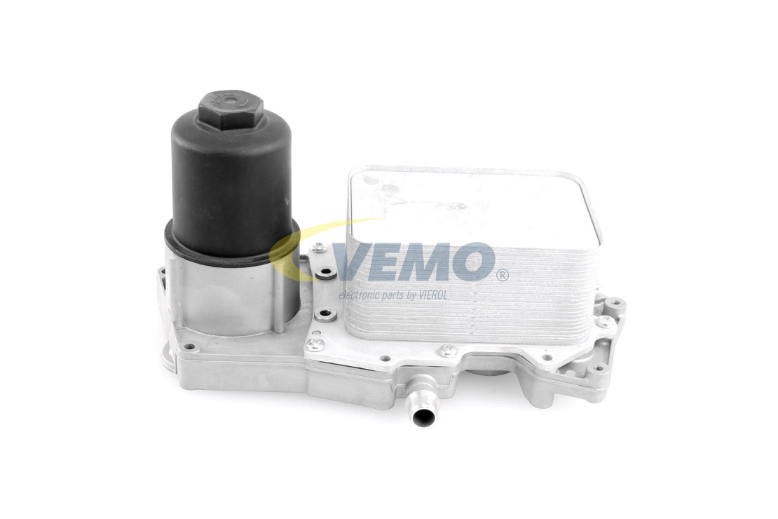 VEMO Ölkühler LAND ROVER V48-60-0015 LR113200,5989070106,AL3Q6B624DB Ölkühler, Motoröl LR022895 von VEMO