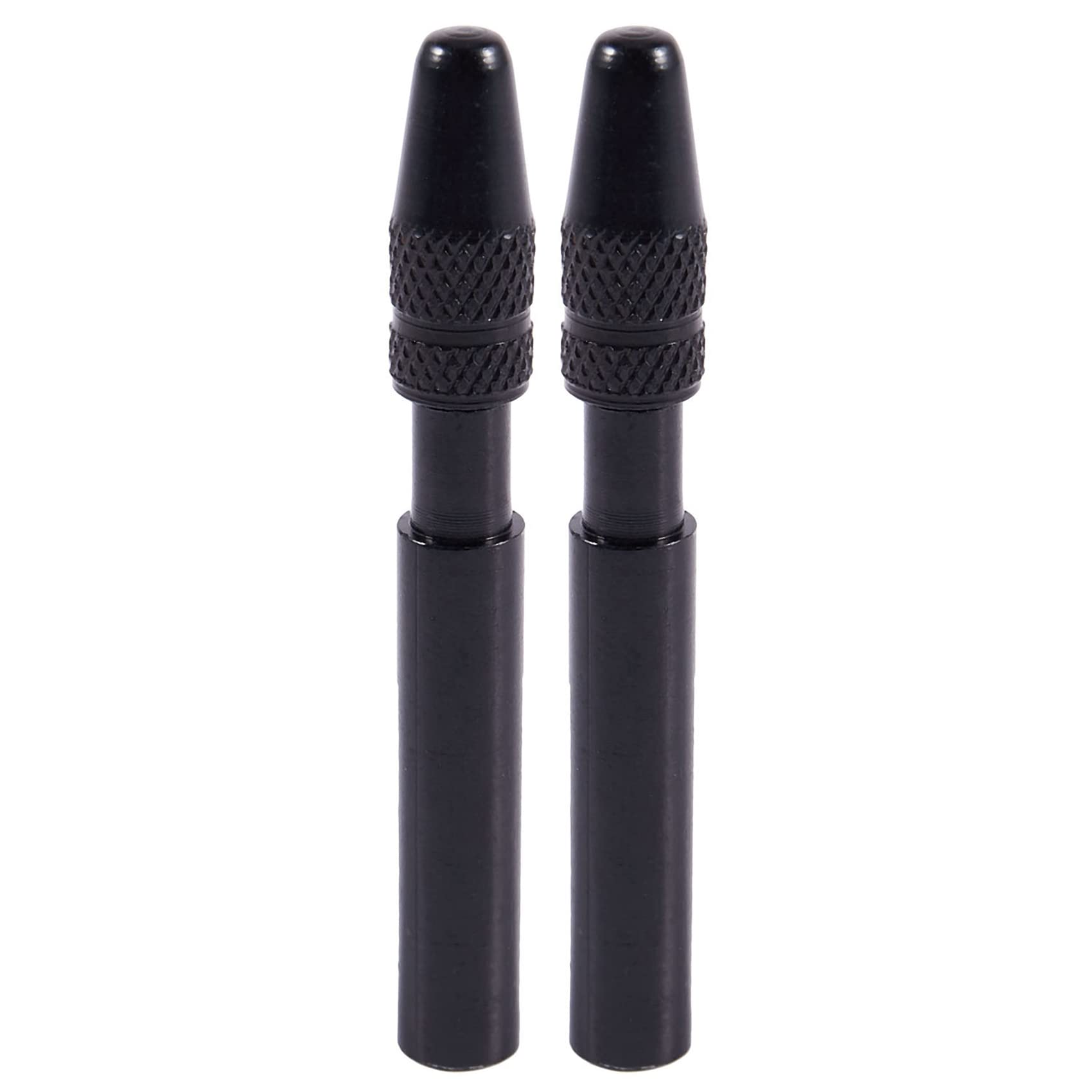 VENEKA 2 x Fahrrad 40mm Presta Ventil Reifen Reifen Extender VerläNgerungs Kappe Abdeckungs Adapter Schwarz von VENEKA