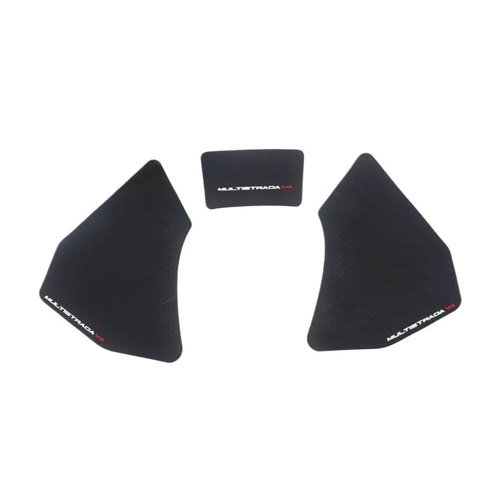 Motorrad Aufkleber Tankschutz FÜR Du&Cati Multistrada V4 S V4S 2021 Motorrad Nicht-Slip Seite Kraftstoff Tank Pad Aufkleber Gummi Aufkleber von VENHIRL