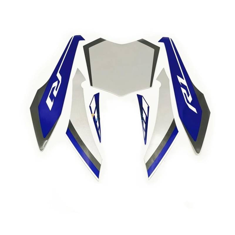 Motorrad Aufkleber Tankschutz Für Ya&maha YZF1000 R1 YZF 1000 2015 Universal Blau Verkleidung Full Kit Emblem Aufkleber Zubehör Aufkleber Motorrad Körper Dekoration von VENHIRL