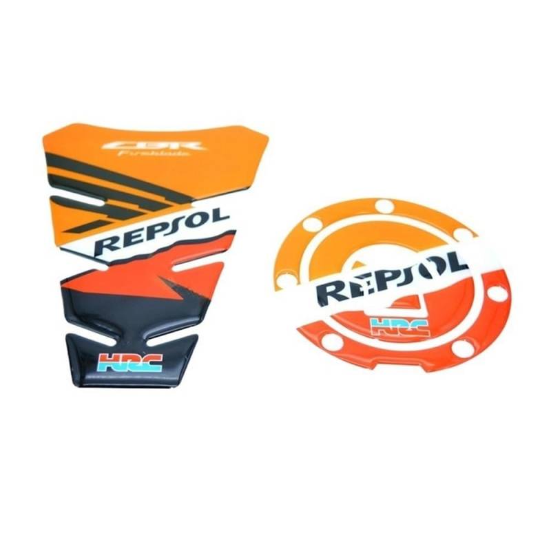 Motorrad Aufkleber Tankschutz Motorrad Chrom Aufkleber Tankdeckel Abdeckung Aufkleber Pad Für CBR600RR CBR1000RR REPSOL CBR900 CBR929 CBR954 CBR250 CBR HRC von VENHIRL