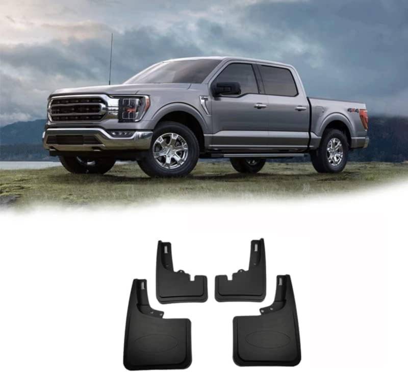 4 Stück Auto Schmutzfänger für Ford Raptor F-150 F150 2021-2023, Vorne Und Hinten KotflüGel Spritzschutz Dustproof Kratzfest Korrosions Auto-Styling ZubehöR von VENOAL