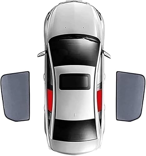 Auto Fenster Sonnenschutz für BMW X2 2017 2018 2019 2020 2021 2022 2023, Sonnenschutz Vordere Hintere Seitenfenster UV-Schutz Auto Zubehör,2pcs-Rear-Window von VENOAL