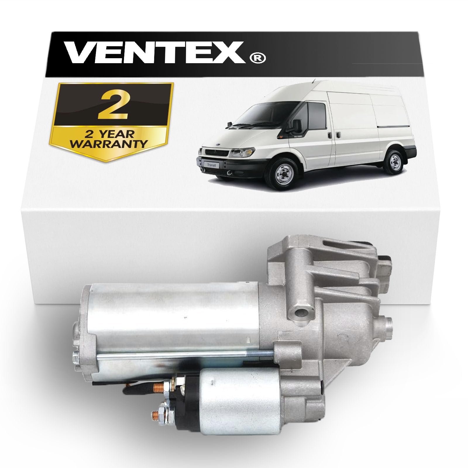 VENTEX® Anlasser VSM8208 kompatibel mit Ford Transit 2.0 2.4 TDCi DI Mk6 2000-2006 Mondeo Mk3 Jaguar X-Type von VENTEX