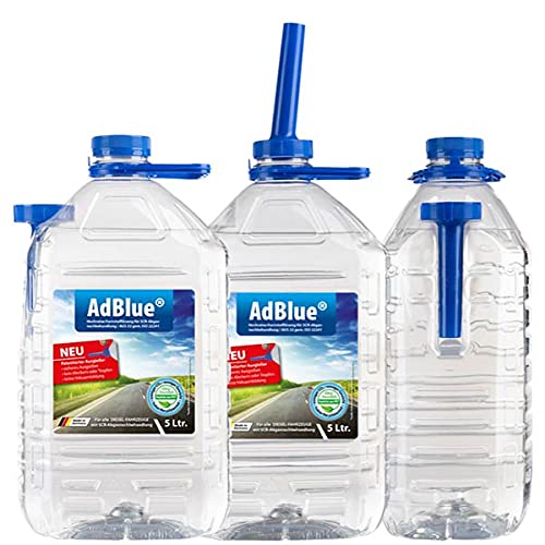 VENTON AdBlue® Harnstoff-Lösung 3x5L Kanister I Hochreines Diesel-Additiv für SCR-Abgasnachbehandlung inkl. praktischem Ausgießer I Ausstoßreduzierung von Stickoxiden I Ad Blue für Diesel von VENTON