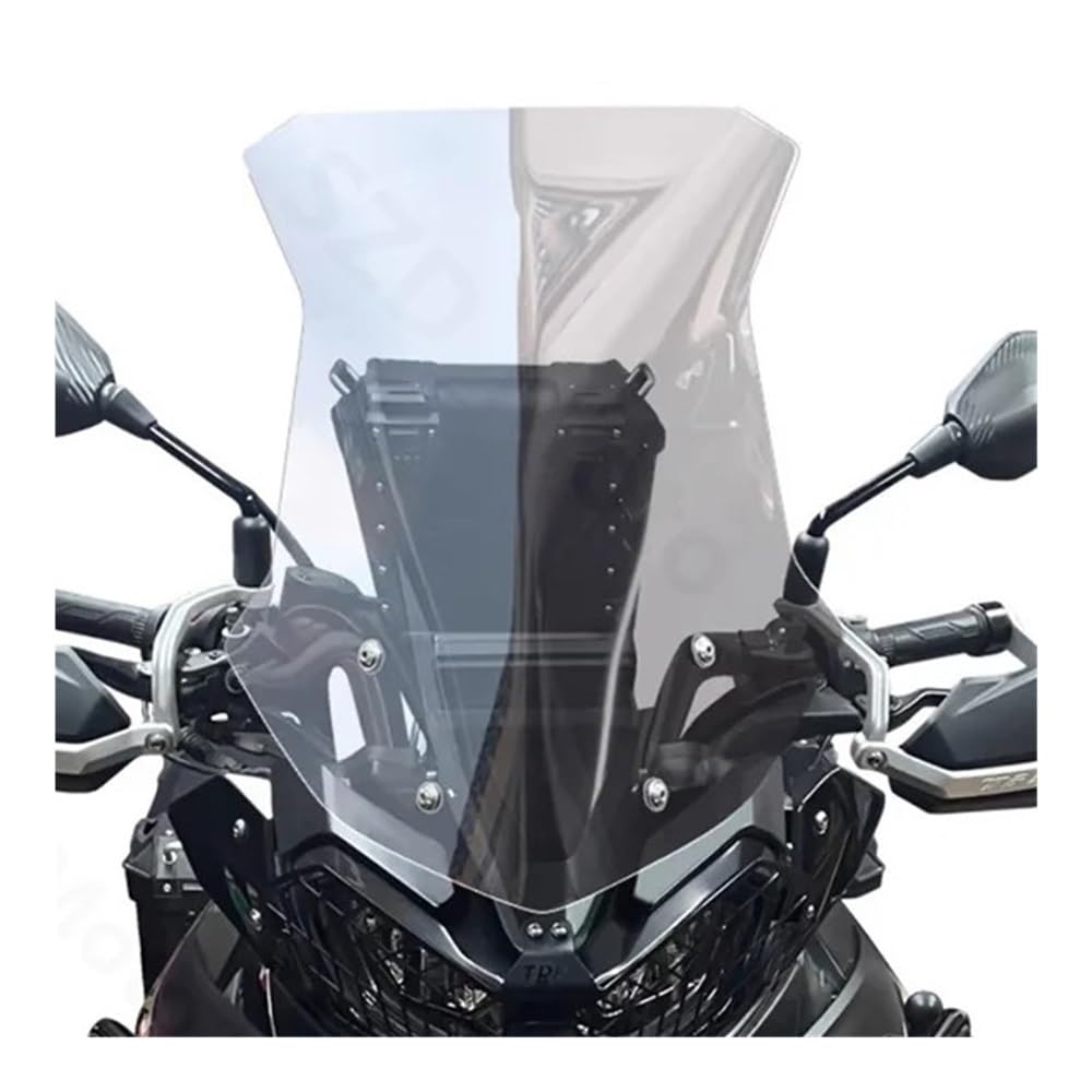 Scheiben Windabweiser Für B&enelli TRK702 TRK702X TRK 702 702X Motorrad Windschutzscheibe Windschutz Windabweiser Vorne (Color : 57CM T) von VERBANA