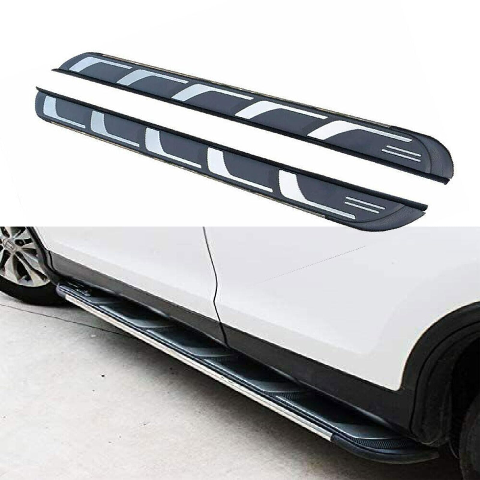 Trittbrett Side Step Nerf Bar Pedal Protector für Honda Passport 2019-2023 2024 Side Pedal Rail Board von VERBANA