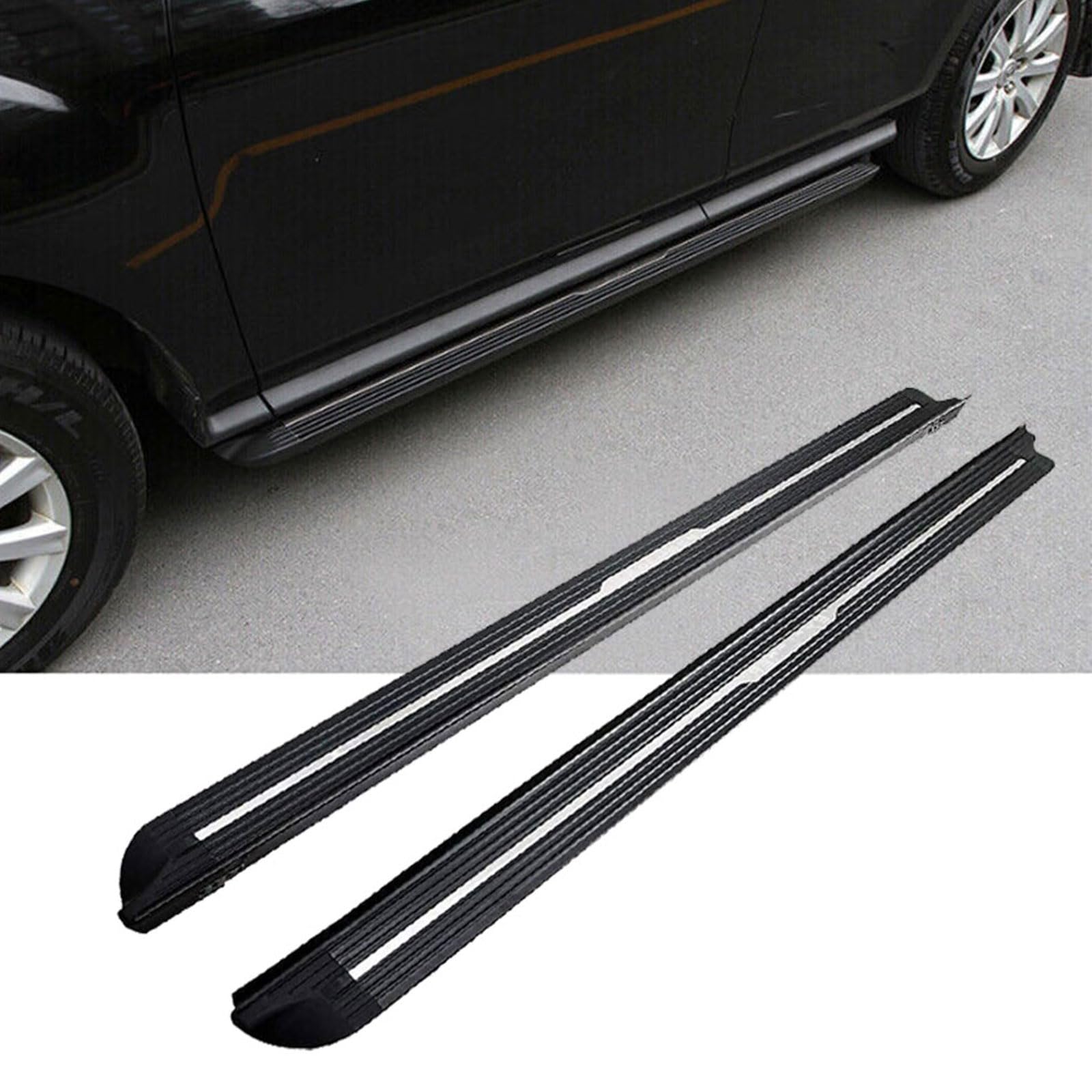 Trittbrett Side Step Nerf Bar Pedal Protector für Volkswagen Tiguan 2025 Side Pedal Rail Board von VERBANA