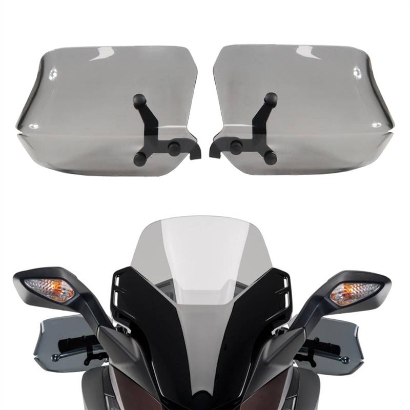 Motorrad Handprotektoren Schild Für H&onda Forza 350 300 Forza125 NSS350 Hand Schutzfolie Windschutzscheibe Zubehör (Color : Grey) von VERDDE