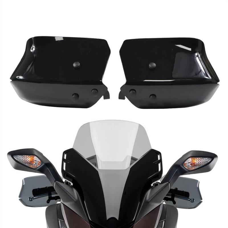 Motorrad Handprotektoren Schild Für H&onda Forza 350 300 Forza125 NSS350 Hand Schutzfolie Windschutzscheibe Zubehör (Color : Schwarz) von VERDDE