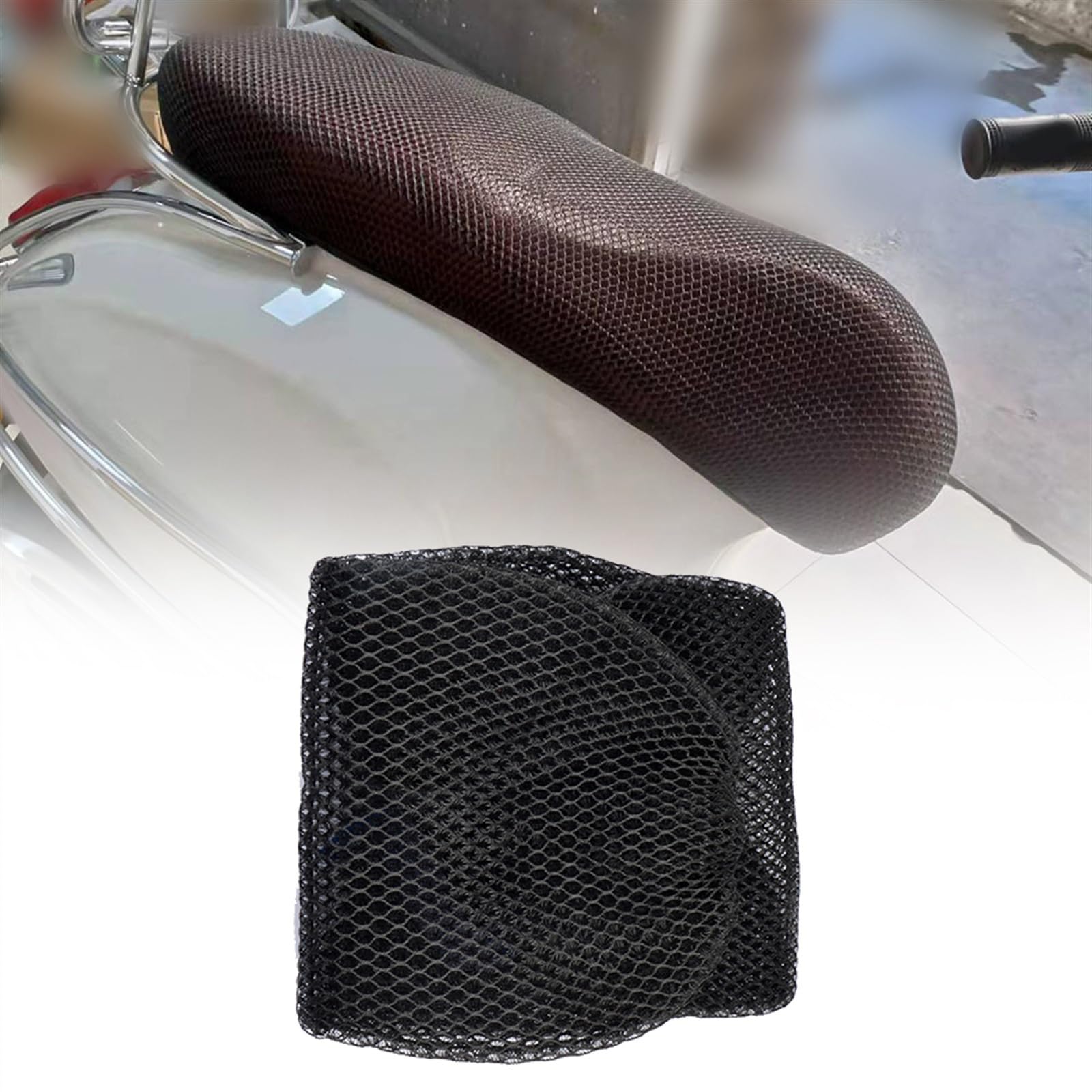 VERDDE Sitzbezüge Mesh-Sitzkissen, Atmungsaktive Isolierung, Sitzbezug, Schutzpolster, Zubehör Für Vespa Sprint Primavera LX LXV PX S 50 125 150 von VERDDE