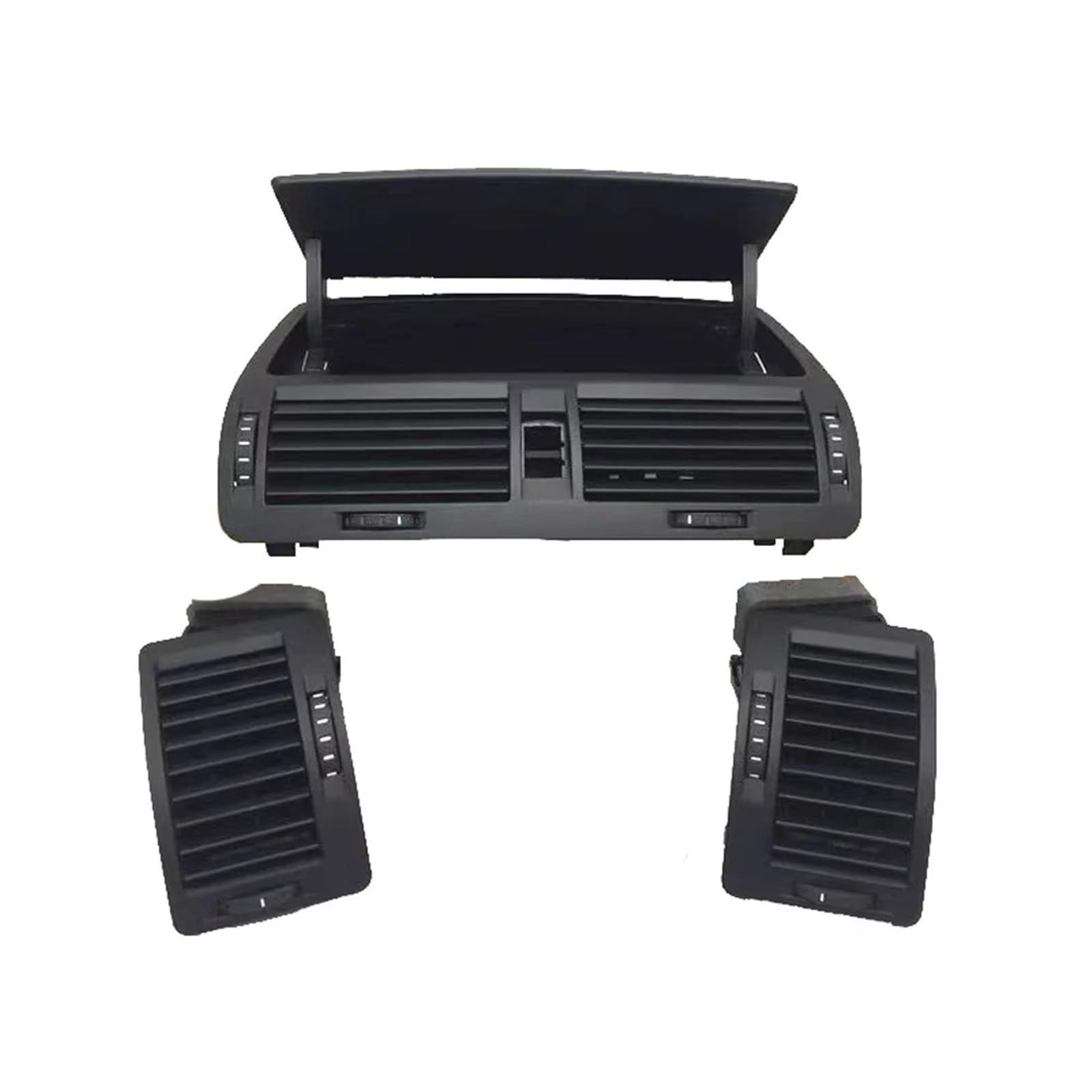 AC Air Vent Outlet Grille Für Skoda Für Octavia 2004-2013 Instrument Panel Mitte Hinten Klimaanlage Outlet OE:1ZD819701 1ZD819702 Auto-Lüftungsgitter(3 pieces) von VETJMUA