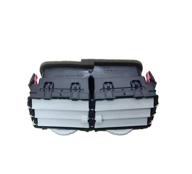 AC Air Vent Outlet Grille Für Toyota Für Yaris 2008 2009 2010 2011 2012 2013 Center Dash A/C Outlet Air Vent Panel Air Outlet Abdeckung 55670-0D050 Auto-Lüftungsgitter(Middle White) von VETJMUA