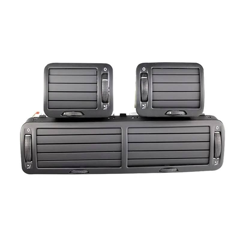 AC Air Vent Outlet Grille Für VW Für Passat B5 1997 1998 1999 2000 2001 2002 2003 2004 2005 Front Dashboard Zentrale Air Vent Outlet A/C Heizung 3B0819728 Auto-Lüftungsgitter(1 Satz) von VETJMUA