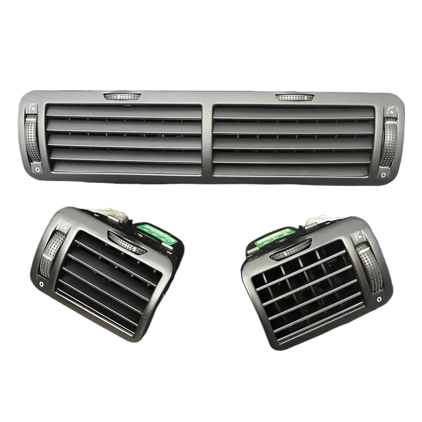 AC Air Vent Outlet Grille Für VW Für Passat B5 1997 1998 1999 2000 2001 2002 2003 2004 2005 Front Dashboard Zentrale Air Vent Outlet A/C Heizung Auto-Lüftungsgitter(3 pieces) von VETJMUA