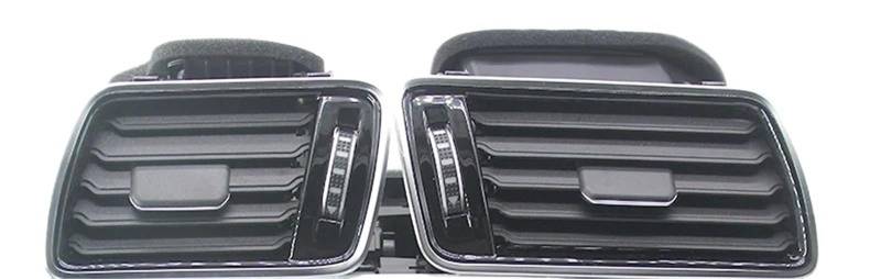 AC Air Vent Outlet Grille Für VW Für Passat B7 CC 2012-2018 Auto Center Armlehne Klimaanlage Outlet A/C Vent Montage 3AB819701A 3AB819702A Auto-Lüftungsgitter(Black paint LR) von VETJMUA