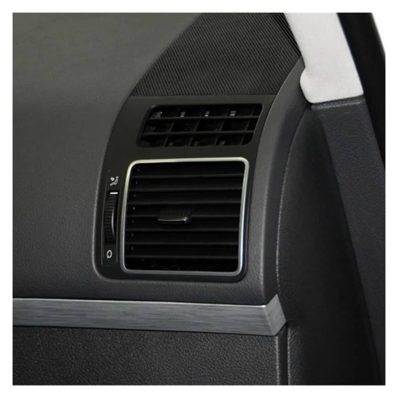 AC Air Vent Outlet Grille Für VW Für Touran 2005-2015 Dashboard Klimaanlage Outlet Air AC Vent Belüftung 1 Stück Auto-Lüftungsgitter(Chrome Passenger) von VETJMUA