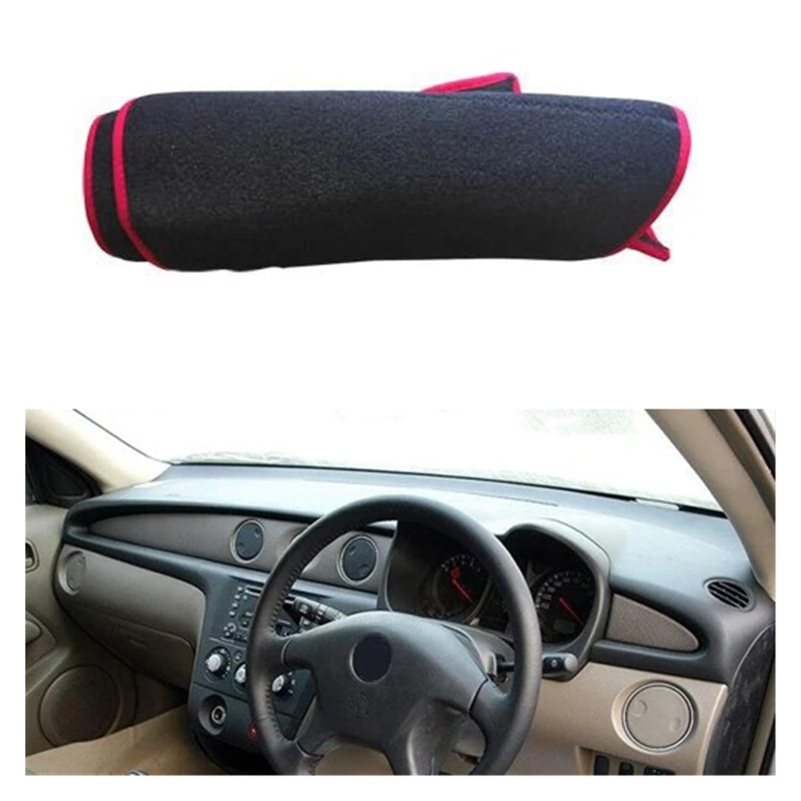 Auto Armaturenbrett Abdeckung Für Für Outlander Für Airtrek 2001-2006 1. Generation Auto-Armaturenbrett-Abdeckung, Armaturenbrett-Matte, Teppich, Sonnenschutz, Umhang(Pink) von VETJMUA