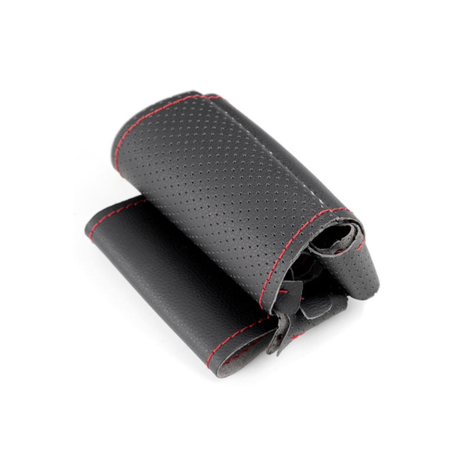 Auto Lenkradbezug Für Chevrolet Für Captiva 2007-2014 Für Silverado Für Sierra 2007-2013 Auto Innen Lenkrad Abdeckung Leder Trim Zubehör Auto Lenkradhüllen(Black-red line) von VETJMUA