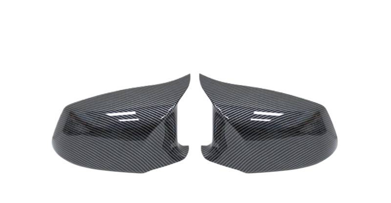 Auto Rückspiegel Kappe Für 5er F10 F11 F18 Pre-LCI 2010–2013, Auto-Rückspiegelkappe, Seitenspiegelabdeckungen, Kohlefaser-Stil, Schwarz Tür Spiegelkappen(Carbon Fiber Look) von VETJMUA