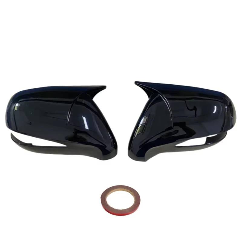 Auto Rückspiegel Kappe Für Lexus IS ES RX IS250 IS350 ES250 ES350 2008-2012 LHD Rückspiegel Abdeckung Seite Umkehr Spiegel Kappe Rückspiegel Trim Tür Spiegelkappen(Glossy Black) von VETJMUA