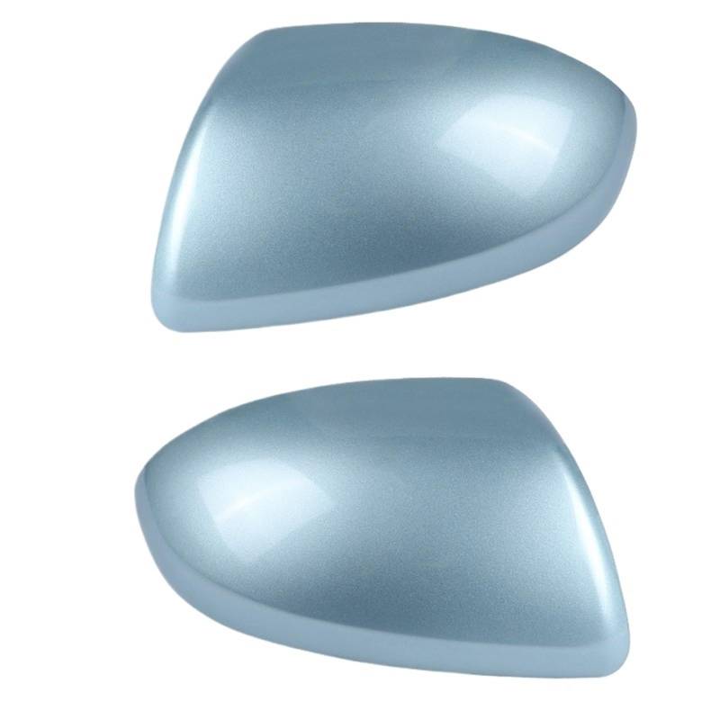 Auto Rückspiegel Kappe Für Mazda 2/3 1,6 2008 2009 2010 2011 2012 Rückspiegel Abdeckung Kappe Links Rechts Splitter/Eis Blau Ersetzen Teile Tür Spiegelkappen(1pair Ice Blue) von VETJMUA