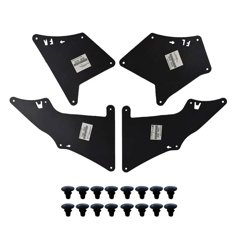 Auto Schmutzfänger Für Toyota Für Land Für Cruiser 2003-2020 Splash Guards Schild Schürze Dichtung Schmutzfänger W Clips Für Kotflügel Liner Schutzbleche von VETJMUA