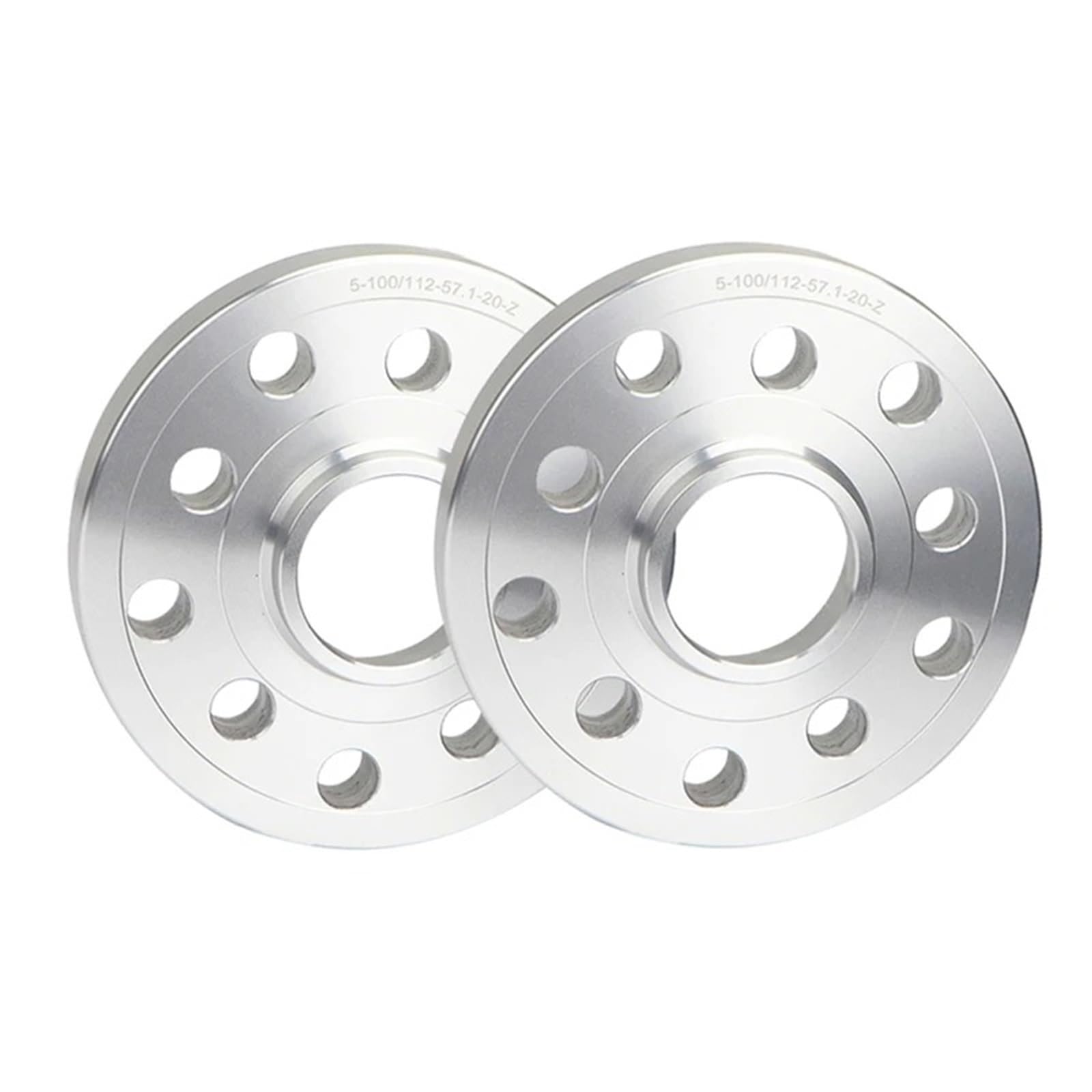 Autos Spurverbreiterungen Für A1 A2 A3 A4 A6 A8 TT Q2 Q3 Q5 Q6 Q7 Q8 Spurverbreiterungen Centric 57,1 MM Reifennabenadapter Dichtung Spurverbreiterung 2 Stück Wheel Spacers(20mm Spacer Silver) von VETJMUA