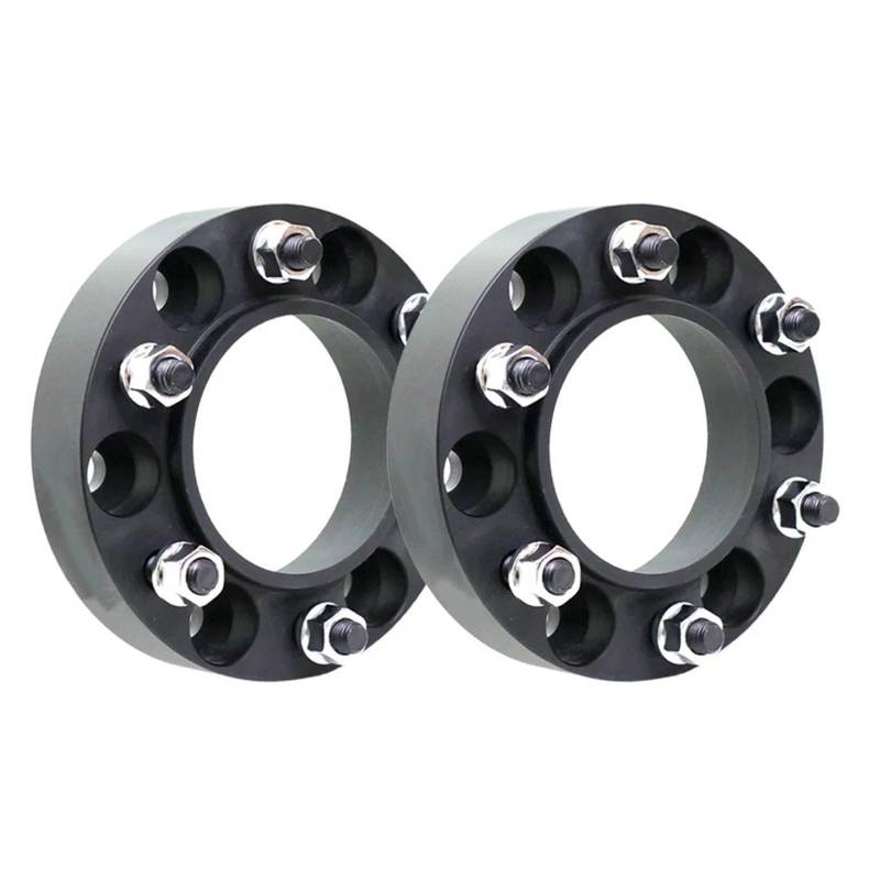 Autos Spurverbreiterungen Für Great Für Wall Für GWM Für Tank 300 6061-T6 Spurverbreiterungen Aluminiumnabe Verbreiterter Adapter 2-teilig Wheel Spacers(Black 38mm) von VETJMUA