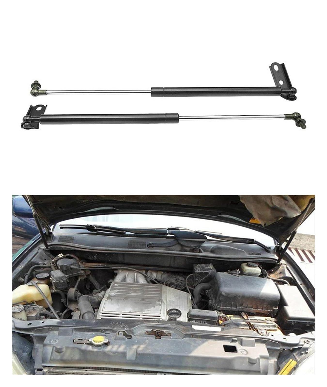 Haubenlift Gasdruckdämpfer Für Lexus RX300 1999 2000 2001 2002 2003 Vordere Motorhaube Haube Gas Frühling Heben Unterstützung Stange Schock Absorbieren Streben Motorhaubendämpfer von VETJMUA