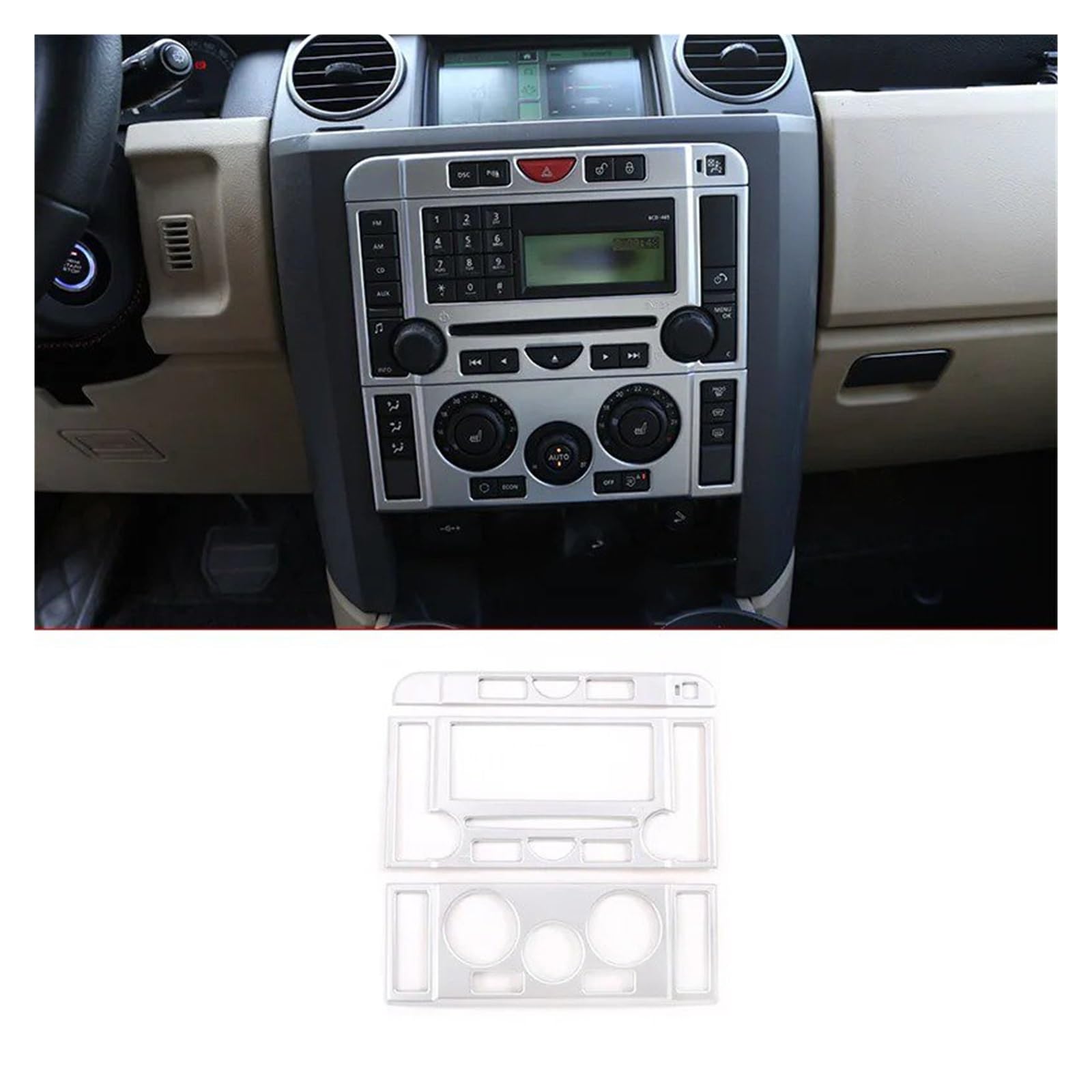 Interieur Zubehör Für Land Für Rover Für Discovery 3 LR3 2004-2009 Auto-Innendekoration Rahmenabdeckung Aufkleber Innendekoration Zubehör Auto Zubehör Innenraum(Y) von VETJMUA