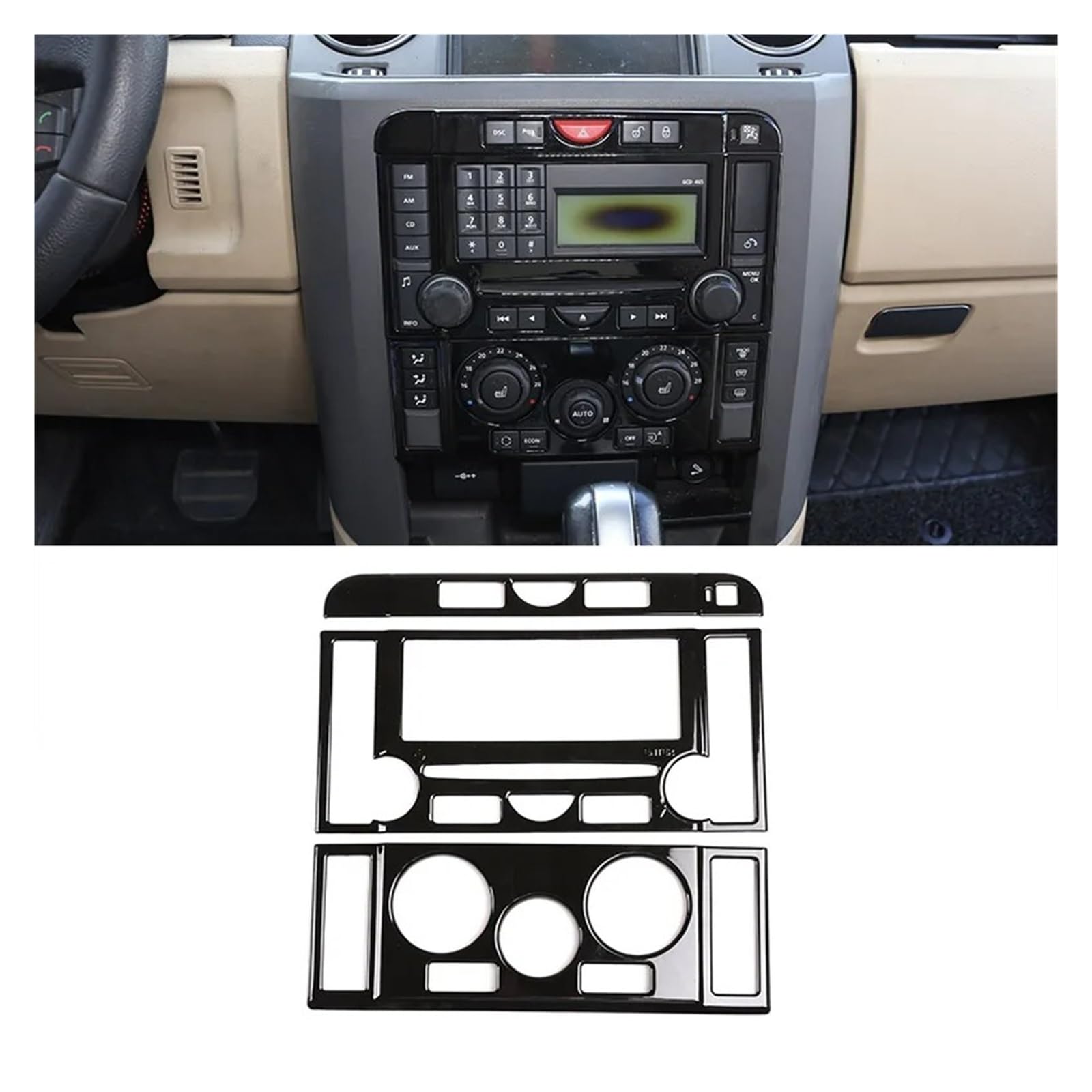 Interieur Zubehör Für Land Für Rover Für Discovery 3 LR3 2004-2009 Auto-Innendekorationsrahmen-Abdeckungsaufkleber Innenmodifikationszubehör Auto Zubehör Innenraum(L) von VETJMUA