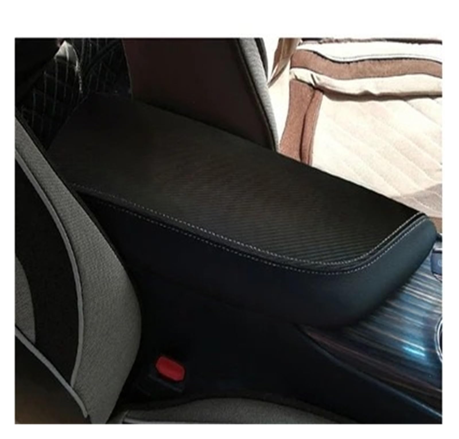 Interieur Zubehör Für Toyota Für Camry XV70 2018 2019 2020 2021 2022 2023 Auto Armlehne Konsole Pad Abdeckung Kissen Unterstützung Box Armlehne Matte Auto Zubehör Innenraum(Carbon Black) von VETJMUA